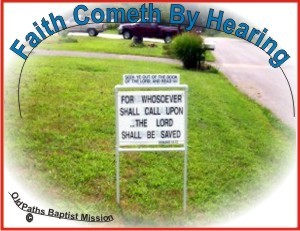 Faith Cometh By Hearing